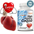 High Absorption CoQ10 Capsules 100mg - Supports Heart Health, Energy Production