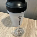 Inspire Fitness Shaker Bottle 16-Ounce/400ML w Wire Whisk Ball Clear/Black NEW