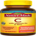 (2PK) Nature Made Super C with Vitamin D3 & Zinc, 60 Tablets 031604030124YN