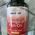 Swanson Omega-3 Fish Oil - Lemon Flavor Softgels, 150 Count