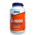 Now Foods C-1000 With Rose Hips and Bioflavonoids 250 Tablets GMP Quality, 04/26