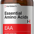 Essential Amino Acids Supplement 180 Capsules, Non-GMO Gluten Free EAA, Horbaach