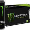(15 Pack) Monster Energy Sports Drink with Vitamins, Green, Original, 16 Fl Oz