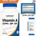 500 Softgel Capsules of Vitamin A - 10,000 IU - Non-GMO & Gluten Free