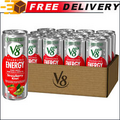 12-Pack V8 Sparkling Energy, Healthy Drink, Strawberry Kiwi Energy Drink, 11.5oz