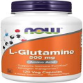 Now Foods L-Glutamine 500 mg 120 veg capsules - Amino Acid & Immune Support