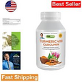 Turmeric 400 - 60 Capsules - Supports Joint, Liver & Brain Health - High Potency