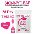 SKINNY LEAF TEA 28 Day TeaTox - WEIGHTLOSS DETOX Tea & INFUSER! FREE SHIPPING
