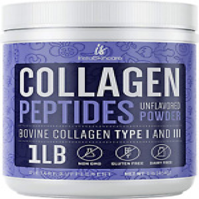 Collagen Peptides Powder for Women Hydrolyzed Collagen Protein Powder Types I an