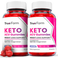 (2 Pack) True Form Keto ACV Gummies, True Form Keto Weight Loss (120 Gummies)