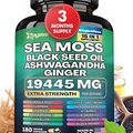 Sea Moss 7000Mg Black Seed Oil 4000Mg Ashwagandha 2000Mg Turmeric 2000Mg Bladder