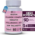 24 in 1 Collagen Blend Rhodiola Rosea 2500mg Biotin Hyaluronic Acid Vitamin C