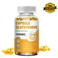 1000MG Glutathione 120 Capsules Anti-Aging Skin Whitening Lightening Softgels