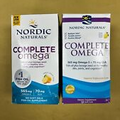 2 New Nordic Naturals Complete Omega - 180 Soft Gels Each Box