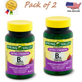 Spring Valley Extra Strength Vitamin B12 Berry, 5000 mcg, 45 Count (Pack of 2)