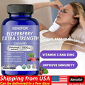 Kenofor Elderberry Capsules 30 To 120 Caps Vegan Help Support The Immune System
