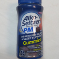 (1) Alka-Seltzer PM Heartburn Relief + Sleep Support 54 Gummies Mixed Berry
