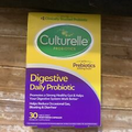 Culturelle Daily Probiotics w/Prebiotics Digestive Health 30 Capsules Exp 4/25