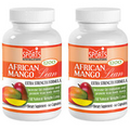 African Mango Lean 1200mg Extract w/ Resveratrol, Acai Fruit (2 Bottles)