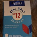 Hylands Naturals Cell Salt #12 Silicea 6X 100 Quick-Dissolve Tablets EXP 3/25