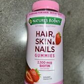 Nature's Bounty Optimal Solutions Hair, Skin and Nails Gummies 220 Count With Bi