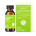 Pink Stork Baby Vitamin D3 Drops: Infant Vitamin D Drops for Baby, Liquid