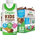 Orgain Organic Kids Nutritional Protein Shake Chocolate - Kids Snacks 8g Protein