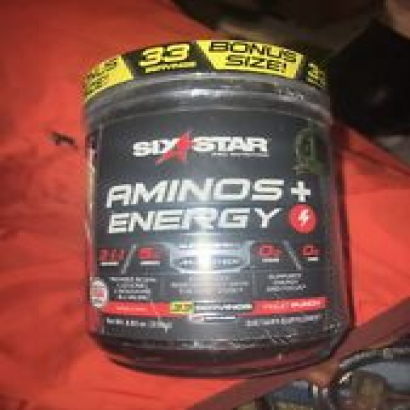 Six Star Pro Nutrition Aminos + Energy Fruit Punch 207 grams