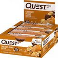 Quest Nutrition Chocolate Peanut Butter Bars, High Protein, Low Carb, Gluten...