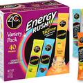 4C Energy Rush Stix, Variety 1 Pack, 40 Count, Single Serve Water Flavoring Free