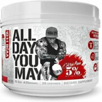 5% Nutrition ALL DAY YOU MAY - BCAA Aminos - 30 Servings - ANY FLAVOR **CLUMPY**