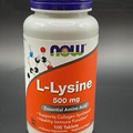 NOW FOODS L-Lysine 500 mg - 100 Tablets