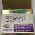 Nature's Bounty Sleep 3 Triple Action Technology Sleep Aid 15 Tablets (Lot of 3)