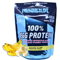 Healthy 'N Fit 100% Egg Protein- Banana Blast (4lb): 100% Egg White Protein. Zero Lactose, Zero Sugar.- Ultra Pure, Natural Egg Protein Isolate