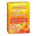 Emergen-C 1000mg Vitamin C Daily Immune Packets (10) Super Orange Expires 7/2021