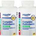 2X Equate Complete Multivitamin Tablets for Adults Aged 50+ 220 Count