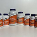 NOW 7 Pill Lot L-Tyrosine Aloe Vera Double Strength Iron Calcium Magnesium +More