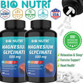 Magnesium Glycinate 500mg High Absorption Improved Sleep,Stress& Anxiety Relief