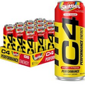 Cellucor C4 Original SKITTLES Carbonated Energy Drink - 12 Pack
