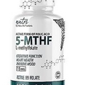 5-MTHF L-METHYLFOLATE 15MG 120 VEGAN TABLETS METHYLATED FOLATE SUPPLEMENT