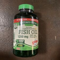 Nature's Truth Natural Lemon Flavor Fish Oil & Omega 3 Softgels 2400 mg 120 Ct