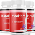 Instahard for Men Pills Insta Hard Formula Supplement 180 Capsules (3 Pack)