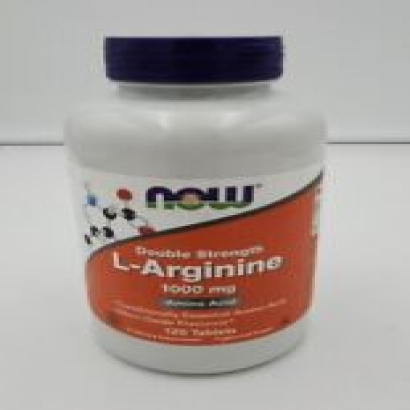 L-Arginine 1000mg Amino Acid 120 Tabs by Now Foods Exp 12/24 Sealed