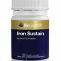 Iron Sustain 30 Tablets Supplement ozhealthexperts