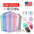 28 oz Protein Shaker Cup Set - 6 Pack, BPA Free, Leak Proof, Mixing Grid Incl...