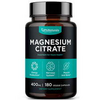 Magnesium Citrate 400mg 180 Caps Vegetarian/Gluten Free/Non-GMO Phi