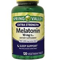 Spring Valley Extra Strength Melatonin Tablets Dietary Supplement, 10mg,120Count