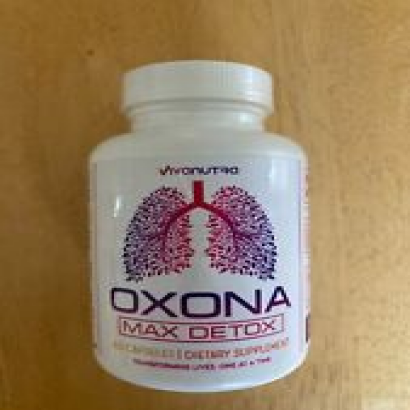 VivaNutra Oxona Max Lung Detox 60 Capsules Dietary Supplement Quit Smoking