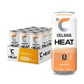 HEAT Orangesicle Performance Energy Drink, Zero Sugar, 16oz. Can (Pack of 12)
