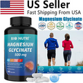 Magnesium Glycinate 500mg - 240 Capsules For Sleep, Stress Relief Support Bone